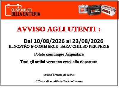 CHIUSURA ESTATE 2026